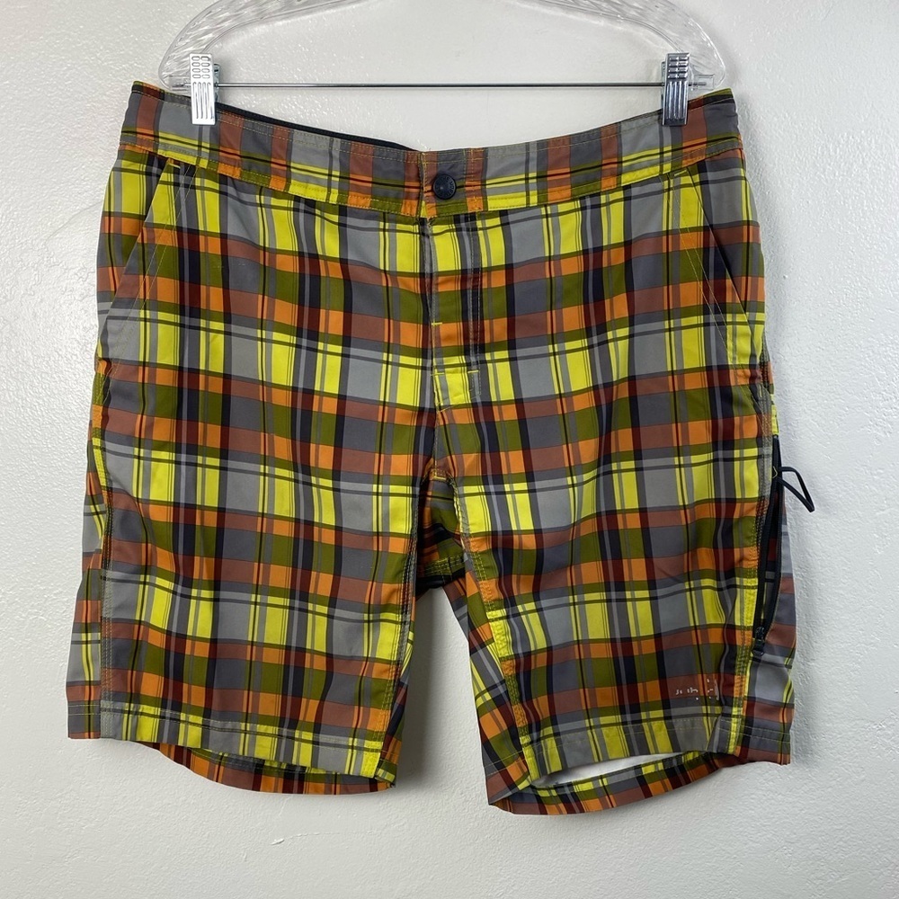 The north Face Plaid Board swim Shorts Men’s size 36